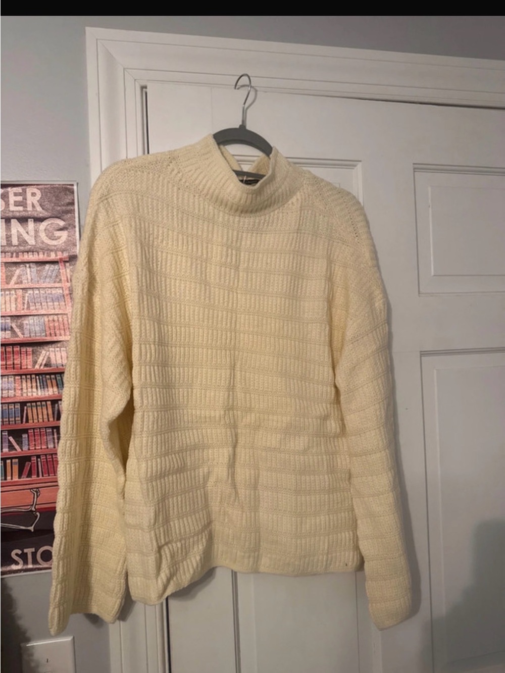 Cozy Cream Turtleneck Sweater - Women